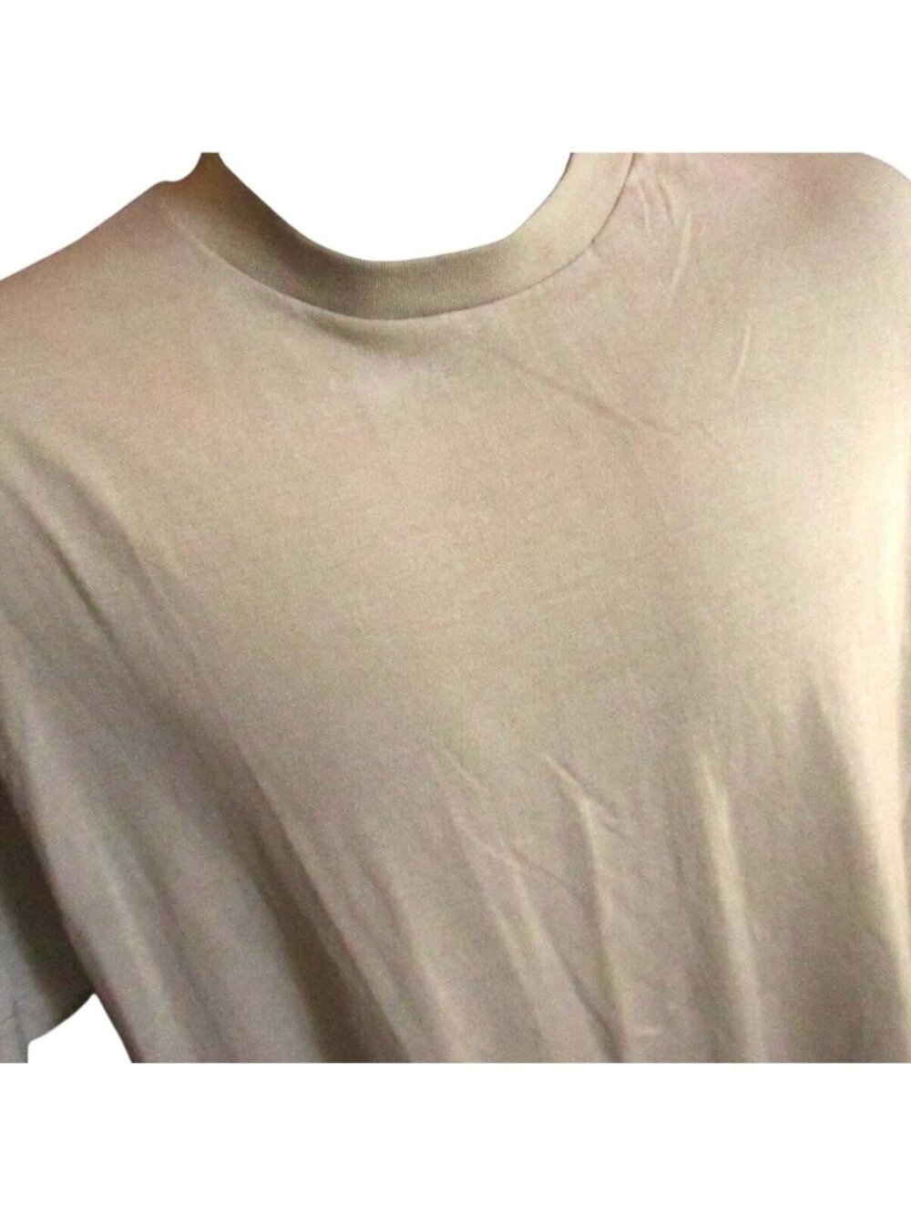XL US ARMY MOISTURE WICKING STANDARD STONE BLANK T-shirt MADE IN USA